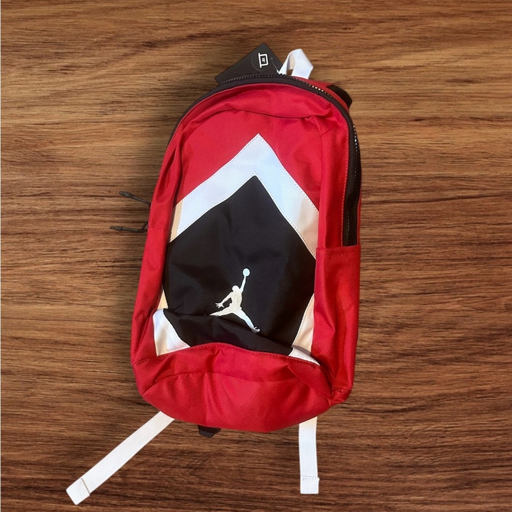 Jordan Red and Black Kids Backpack